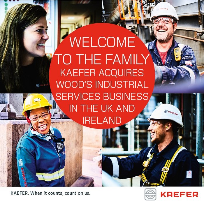 KAEFER acquires Wood's industrial services business in the UK & Ireland